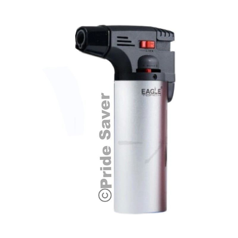 Eagle Jumbo 4" Jet Flame Torch Gun Lighter Refillable Lockable
