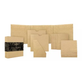 Graphic 45 - Deconstructed Trifold Waterfall Folio Album – Kraft