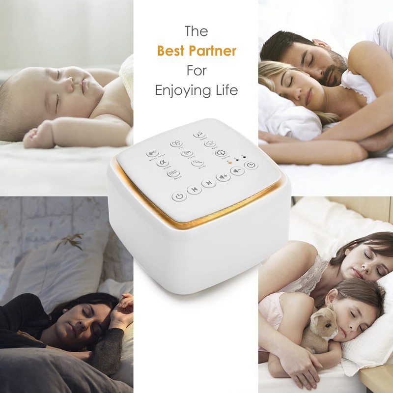 Sound Machine White Noise Machine with 30 Soothing Sounds and