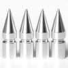 Circuit Performance VC6 Series Silver Aluminum Spiked Valve Stem Caps