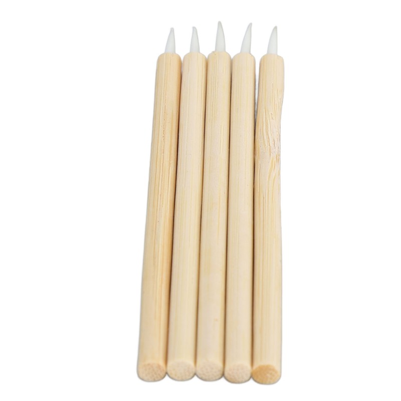 100pcs Eyeliner Brush Disposable Ultra Fine Point Eyeliner Applicator Cosmetic