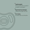 Tommee Tippee Ultra-Light Silicone Pacifier, 0-6 Months, Symmetrical One-Piece Design,