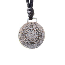 Zodiac Signs Pendant Necklace - Greek Antique Medallion, Silver Astrology Coin, Sun Charm, Women Jewelry, Men Gift to Girlfriend, Mens Gifts, Girls Choker, Future Path, Boys Christmas