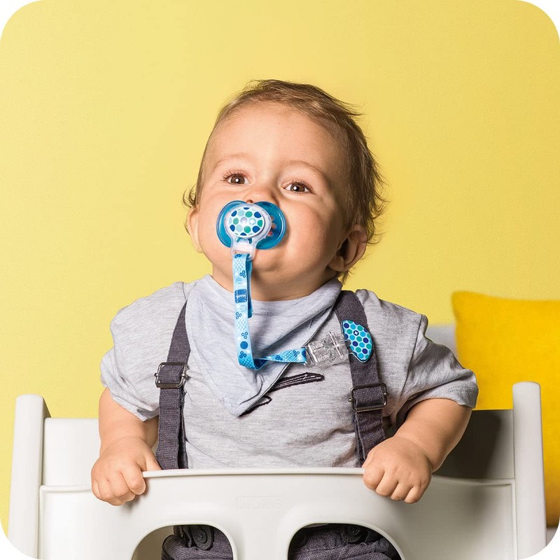 MAM Soother Clips, Pack of 2, Baby Soother Chain Fits