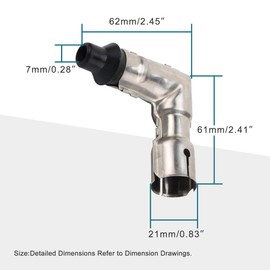 GOOFIT Metal Spark Plug Cap Replacement For 10mm Thread Spark Plugs GY6 50cc-150cc Dirt Pit Bike