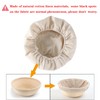 Round Bread Proofing Basket Cloth Liner,10inch Bread Proofing Cover Banneton