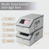 LUMESIX 2 PCS Hat Organizer for Baseball Caps Stackable HatBox