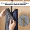 Tie Holder, Tie Belt Rack Organiser, Adjustable, Tie Holder with