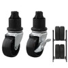 Iris Ohyama TYC-30 Wheel Rack Caster Black