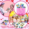 24 PCS Valentines Day Cards for Kids Sunglasses School Party