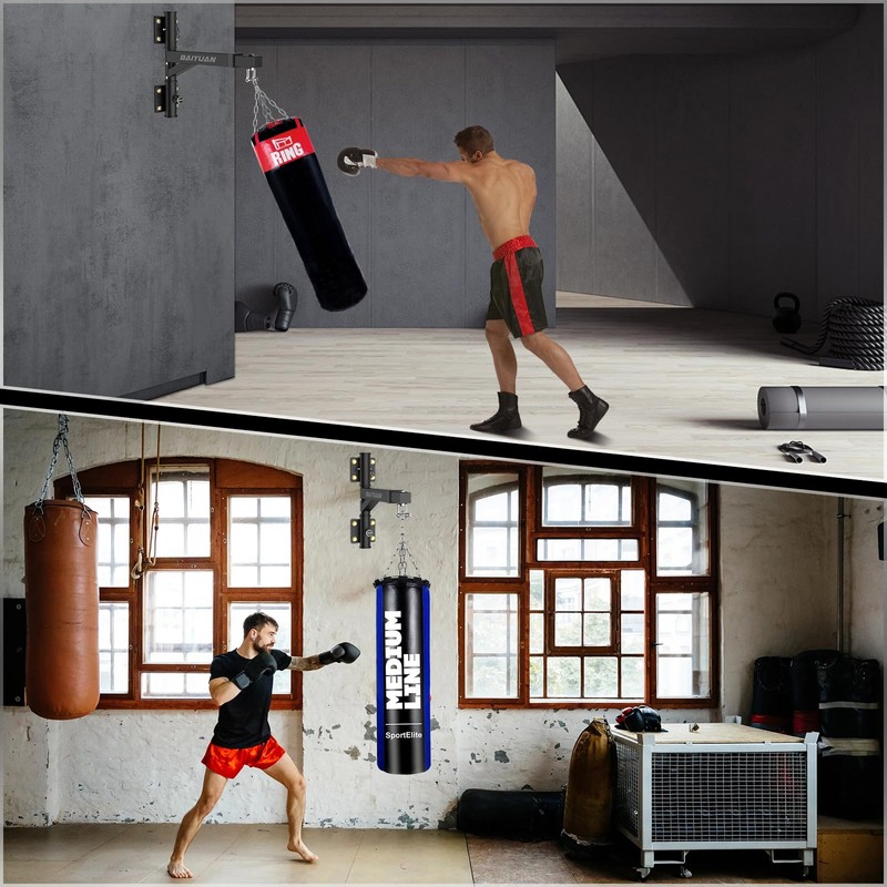 BaiYuan Heavy Bag Hanger - Adjustable Wall Mount Punching Bag