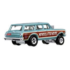 Hot Wheels Collector, 64 Chevy Nova Wagon Gasser, Vehículo de Juguete para niños de 3 años en adelante