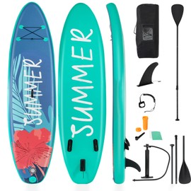 Paddle Board Inflatable 10.5'/11'x32 x6，SPORFIT Stand Up Paddle Board with Premium SUP Accessories & Backpack Extra Wide Ultra-Light Youth & Adult Standing Boat for All Skill Levels