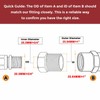 Kozelo 1pc 3/4" Female Right to 1/2" Female NPT Solid