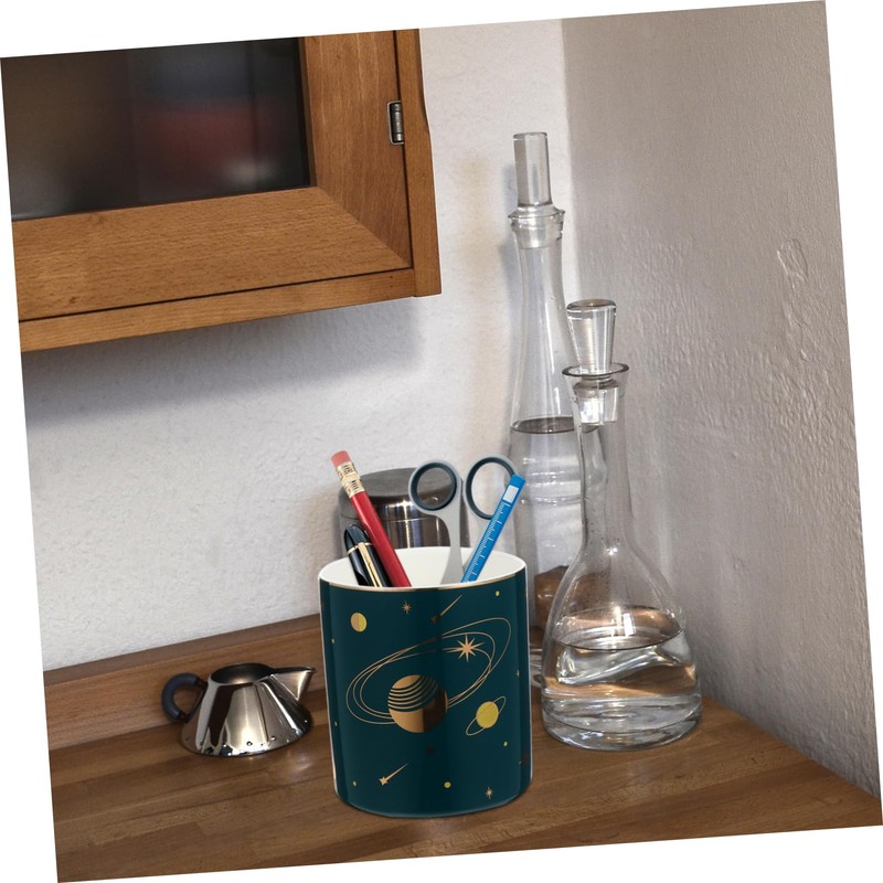 OHPHCALL 1pc Makeup Brush Holder Pen Container Stylish Desktop Organizer
