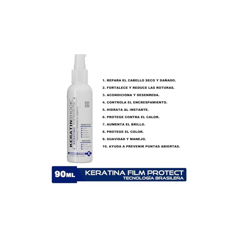 Keratina Brasileña Plastificado Capilar + Shampoo+ Crema Post + Crema