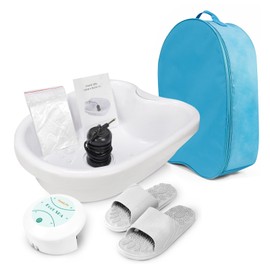 VnioLife Ionic Foot Bath Detox Machine with Slipper, Portable Ionic Foot Detox Chi Cleanser | Home Use, Beauty Salon Holiday Gift (Portable Handbag)