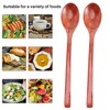Wanjorlay 16Pcs Wooden Spoons Forks Set Including Wooden Spoons and