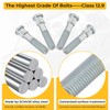 M MATI Front/Rear Wheel Hub Bearing Studs Brake Rotor for