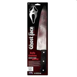 FunWorld Fun World Ghostface 15-Inch Bloody Butcher Knife, Standard
