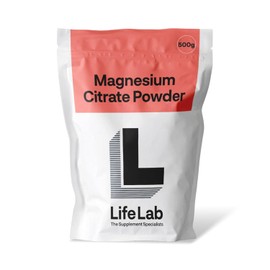 Magnesium Citrate Powder 100g - Pure Magneisum Citrate Powder Vegan & Vegetarian High Absorption & Bioavaliable Gentle Digestion Magnesium Citrate Powder by LifeLab Supplements