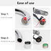 7 Piece Faucet Adapter Kits, Kitchen Brass Male & Female
