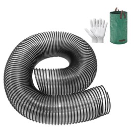 764-05082 Bagger Flex Hose 47" Length (Maximum Elongation) by 8" Wide Replacement MTD CUB RZT CADET Riding Mower Leaf Vac Hose Bagger 36" 42" 46" 50" 54" Rear Fast Double Bagger Kit 76405082
