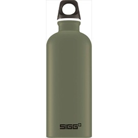 SIGG 60176 Outdoor Water Bottle, Lightweight, Swiss Aluminum Bottle, Traveler Touch, 0.6 L, Leaf Green