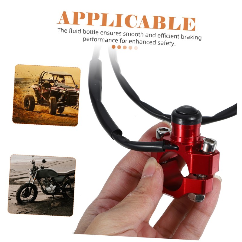 Mikinona Motorcycle Ignition Coil Switch with Horn Function Durable CNC