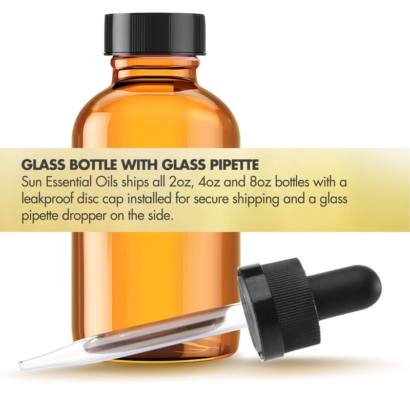 Sun Essential Oils 8oz - Bergamot Essential Oil - 8