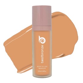 Best Bronze Bombshell Body & Leg Makeup - Waterproof Leg Makeup & Body Foundation - Body Makeup for Scars, Varicose Veins Cover Up & Leg Concealer (NC44.5 Fairest Glow)