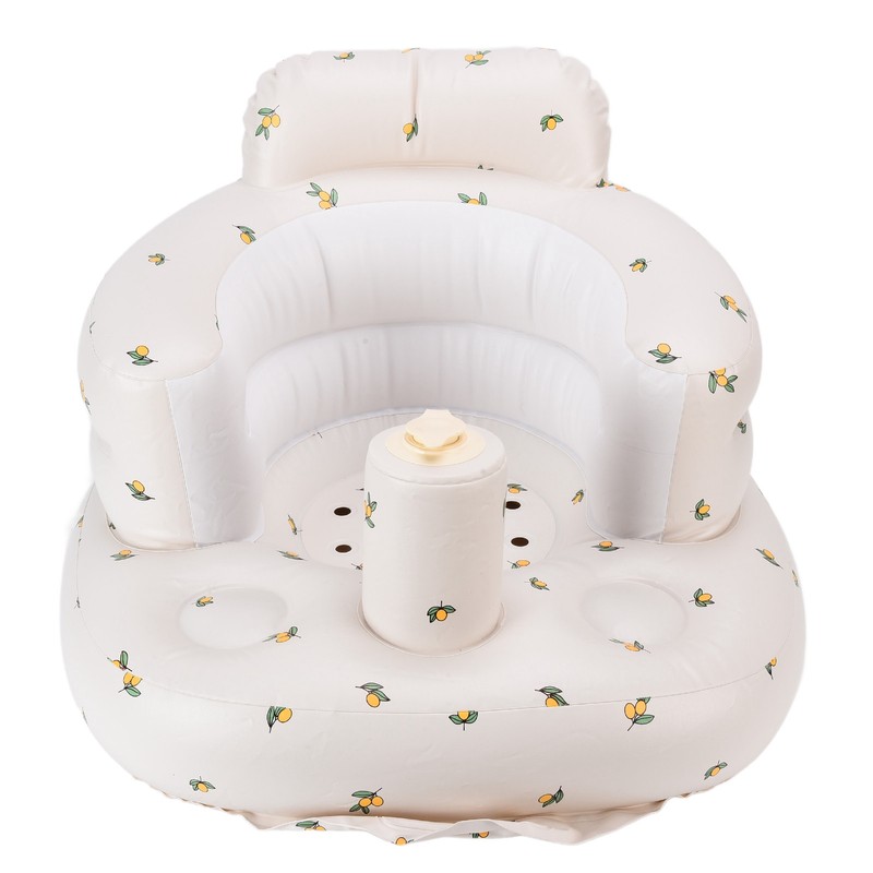 Multifunctional Baby PVC Inflatable Spine Protection Bathroom Sofa Learning Eating