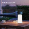 RiverLux LED Outdoor Portable Cordless Table Lamp with Handle, Rechargeable