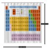 Duschvorhang Badewannen-Vorhang; Wasserdichter, Waschbarer Anti-Schimmel Badvorhang aus 100% Polyester für