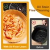 SHINYMOMO Air Fryer Liners Disposable Paper,100Pcs Airfryer Paper Liners,Non Stick