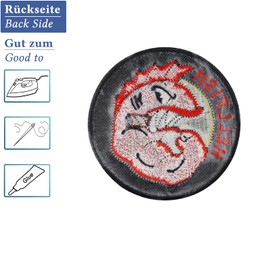 Simpsons The Curse of The Flying HELLFISH WW2 Comic Patch Embroidery