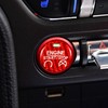 TOMALL Car Engine Button Cover Carbon Fiber Compatible with Ford