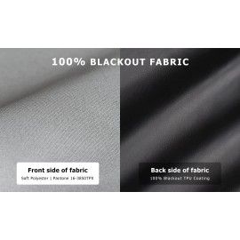 Lazblinds 100% Blackout Roller Shades No Tools No Drill Cordless Blinds for Windows The...