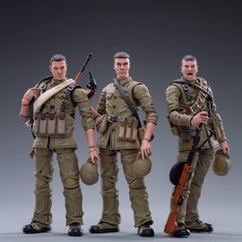 JOYTOY 1/18 Action Figures 4-Inch CN Volunteer Army Spring Uniform Soldier Figure PVC Military Model Collection