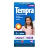 Jarabe Tempra Para El Dolor y Fiebre De Fresa Contenido