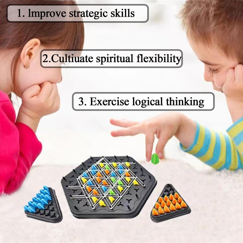 Geometric Chess Game, Chain Triangle Chess Game Interactive Triggle Game