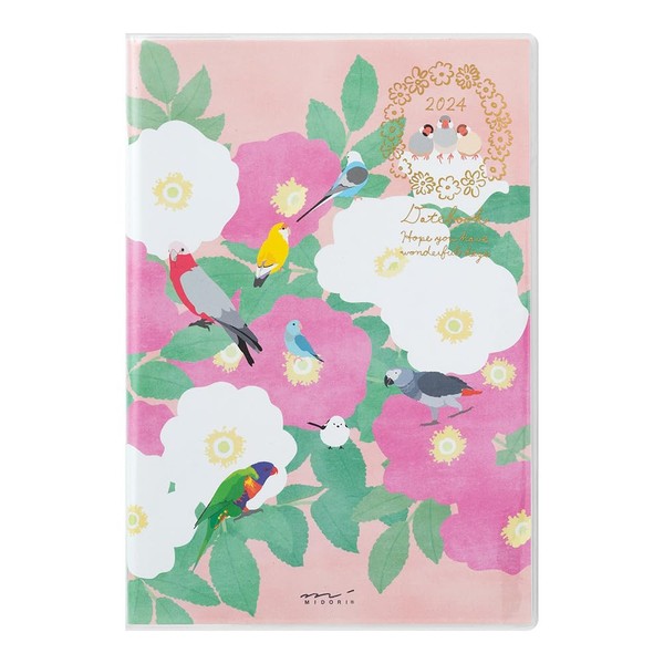 Midori Pocket Diary, 2024, B6, Weekly Tri Pattern, 22260006 (Begins January 2024)