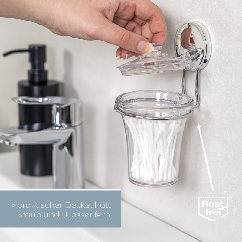 bremermann Bathroom Series Moon-Loc Cup Holder with Lid