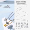 Suplight Women's Necklace Jewellery DIY Letters A - Z Charms