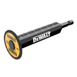 DEWALT 34mm Inner Tube Cutter DT20563-QZ (for use on impact and drill drivers, for PVC pipes, fixed diamond cutting disc with high wear resistance, ¼ inch hex shank)