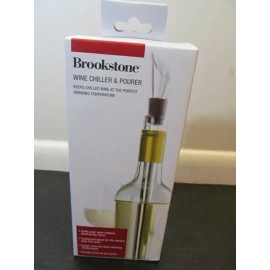 Brookstone Wine Chiller & Pourer Keeps Wine At Perfect Drinking Temperature