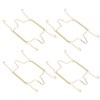 Healeved Invisible Plate Hanger Wall Plate Hanger: 4pcs Stainless Steel