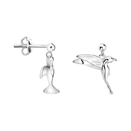 SOFIA MILANI - Women's Earrings 925 Silver Bird Earrings, Sterling Silver, No Gemstone