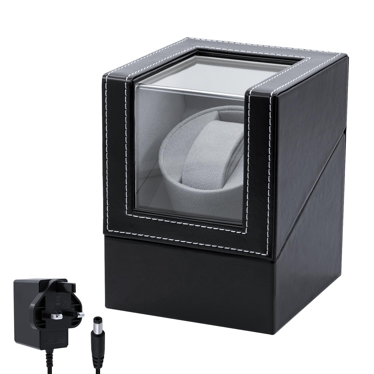 Mcbazel Automatic Watch Winder Box PU Quad Single Automatic Watch ...