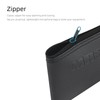 MRSDY Microphone Bag, Black Zipper Pouch Fits for Wired, Wireless